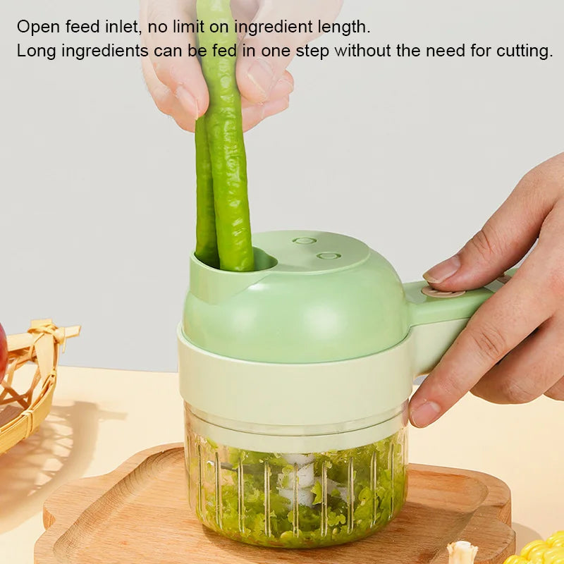 4 IN 1 Electric Vegetable Cutter Food