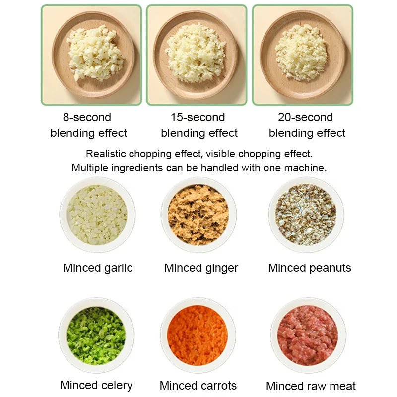 4 IN 1 Electric Vegetable Cutter Food